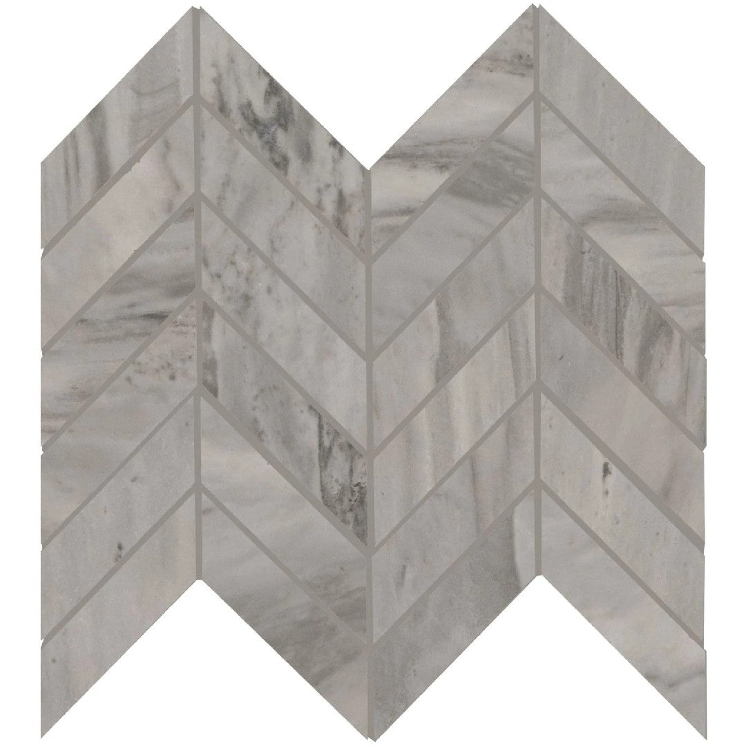 MS International Eden 12" x 15" Matte Chevron Porcelain Mosaic