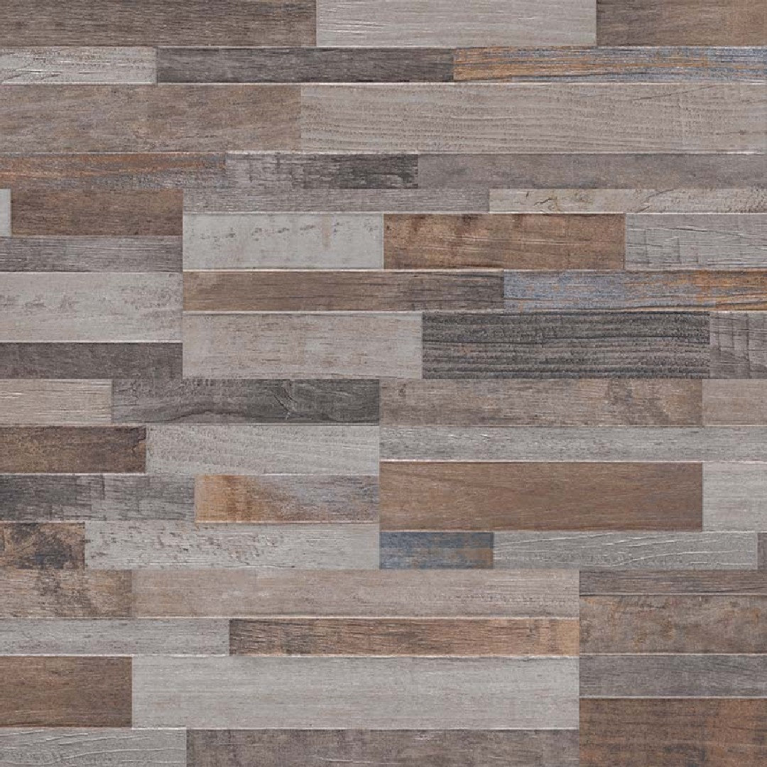 MS International Dekora 6" x 24" Matte Stacked Stone Porcelain Ledger Panel