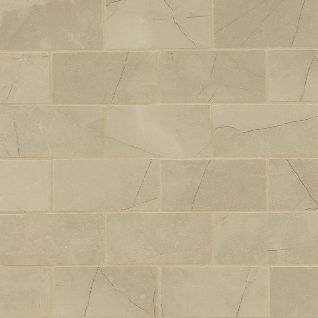 MS International Sande 12" x 12" Polished Brick Porcelain Mosaic