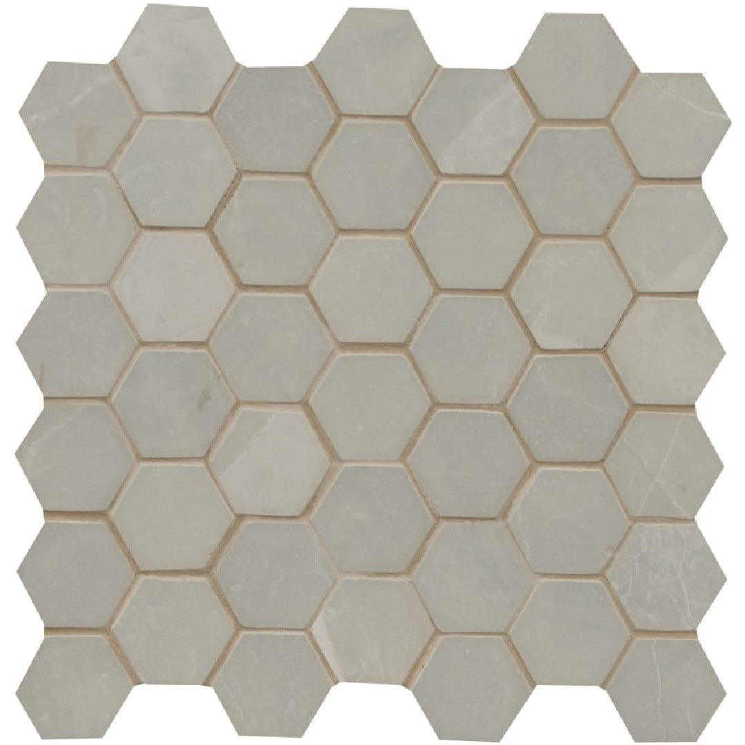 MS International Sande 12" x 12" Matte 2" Hexagon Porcelain Mosaic