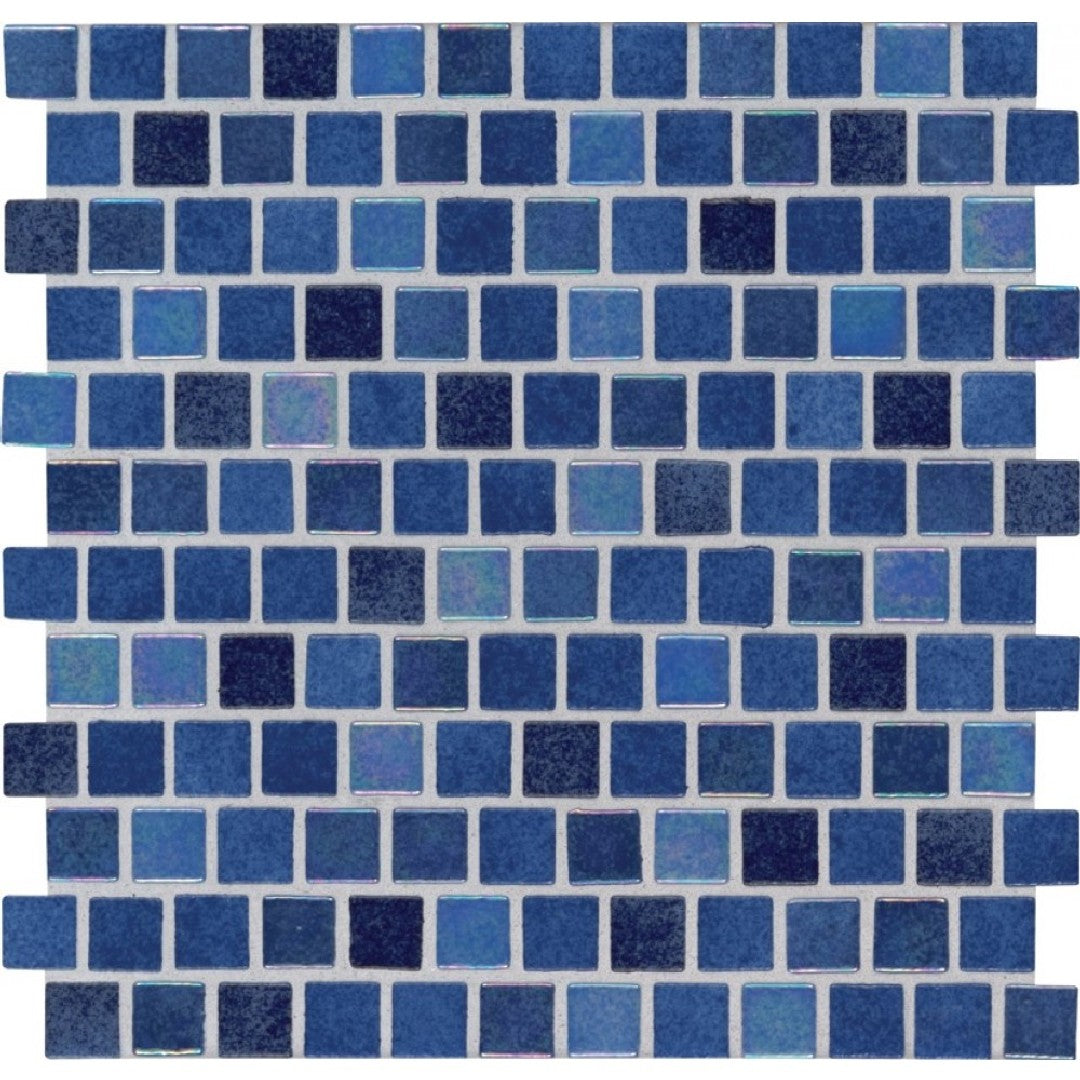 MS International Hawaiian 11.81" x 11.81" Staggered Glass 1" Mosaic