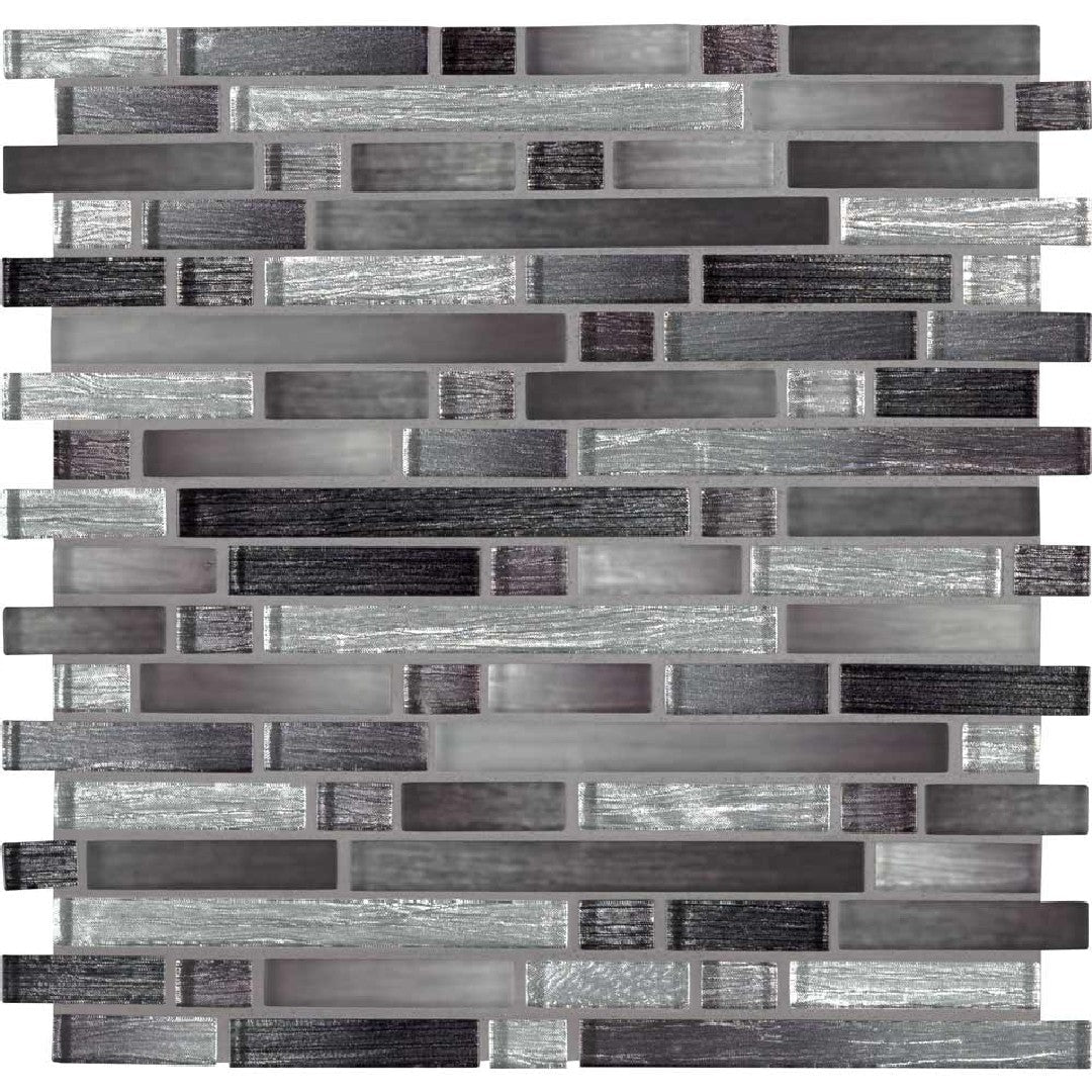 MS International Akaya 11.75" x 12" Glass Linear Mosaic