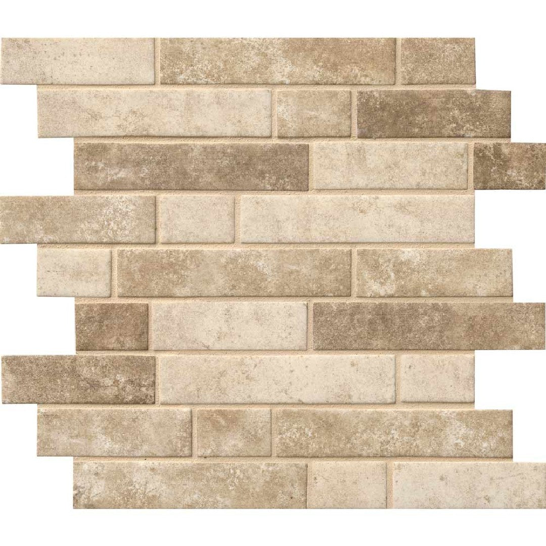 MS International Sandhills 11.81" x 11.81" Linear Glass Mosaic