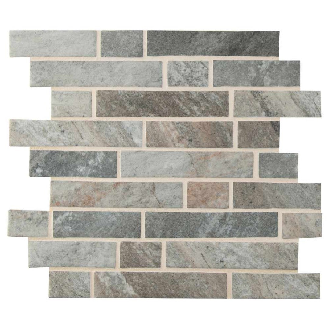 MS International Stonella 11.81" x 11.81" Linear Glass Mosaic