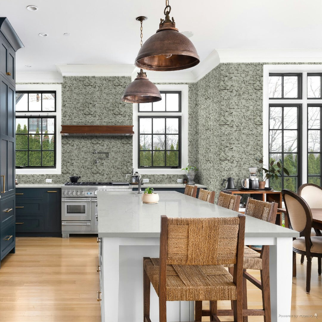 MS International Super Nova 12" x 12" Linear Glass Mosaic