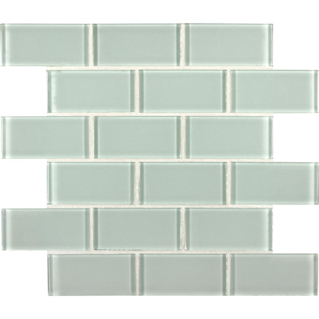 MS International Arctic Ice 12" x 12" Glass Mosaic