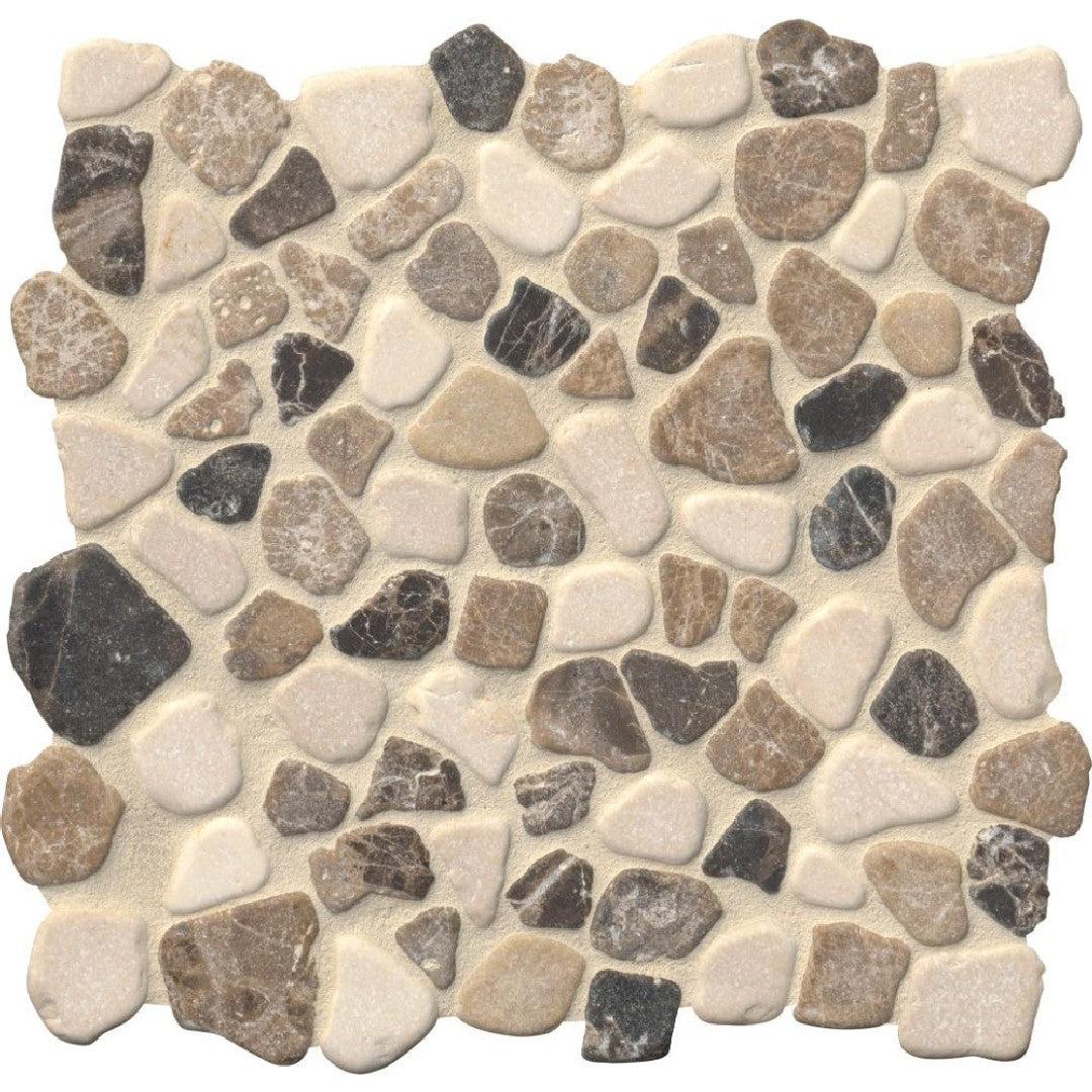 MS International Rio Lago 11.42" x 11.42" Tumbled Natural Stone Mosaic