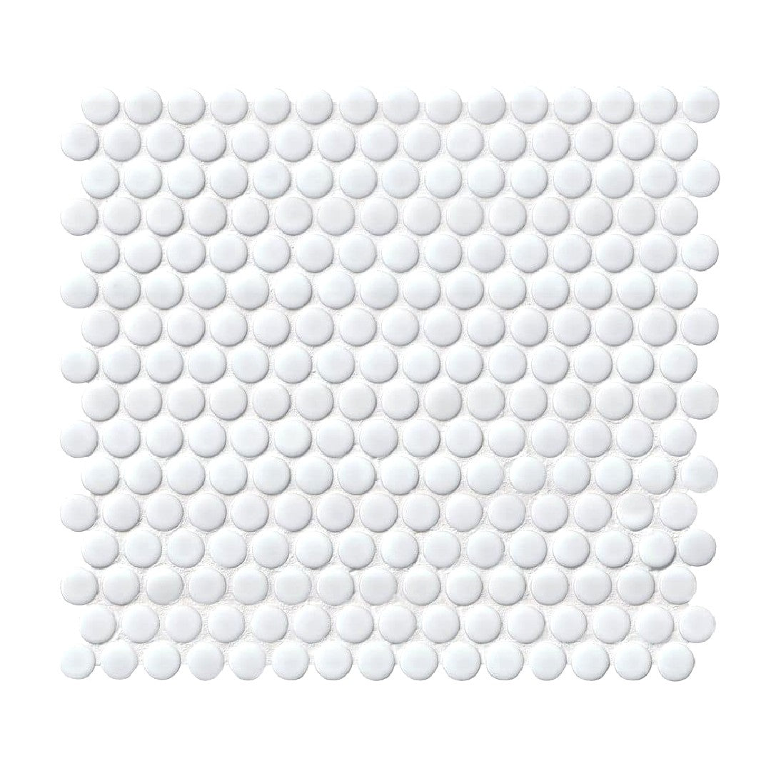 MS International Domino 11" x 12" Glossy Porcelain Mosaic