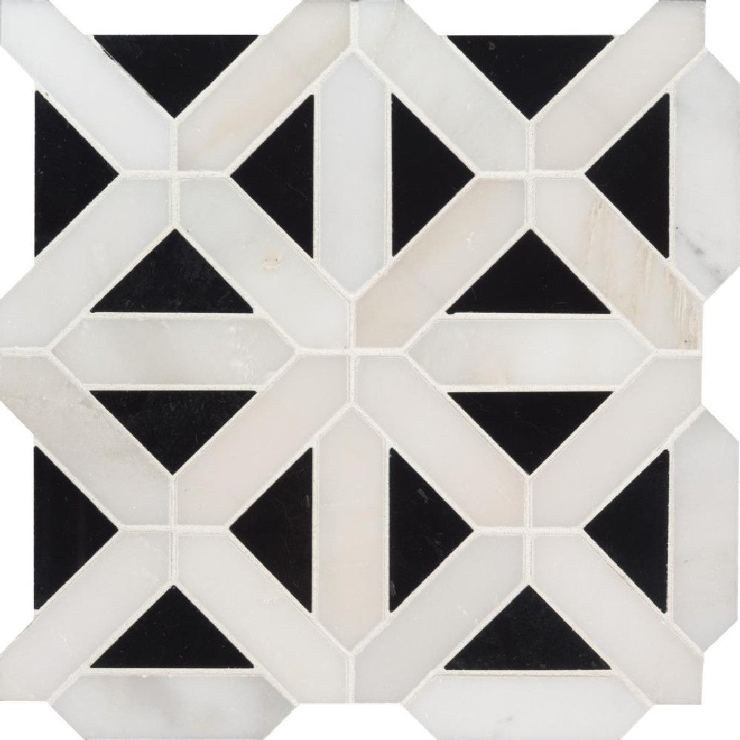 MS International Specialty Shapes 12" x 12" Marble Mosaic