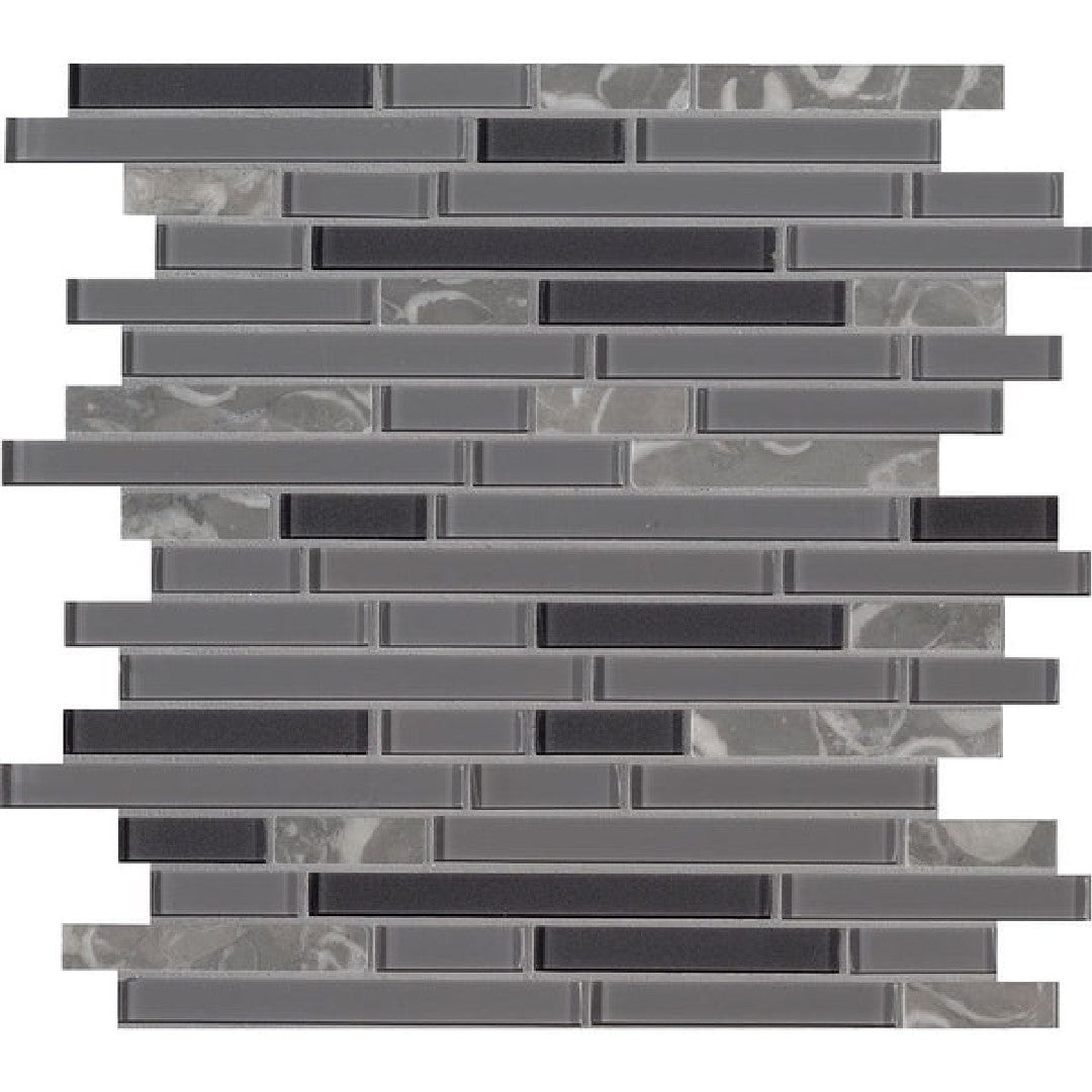MS International Decorative Blends 11.81" x 12" Glass Mosaic
