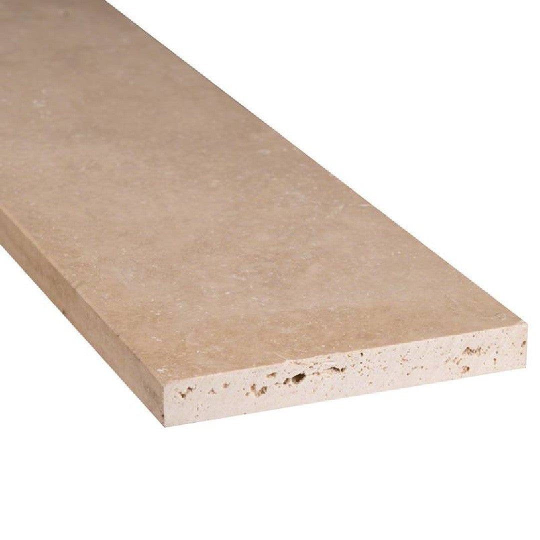 MS International Threshold & Sills 6" x 72" Honed Travertine Threshold Double Beveled