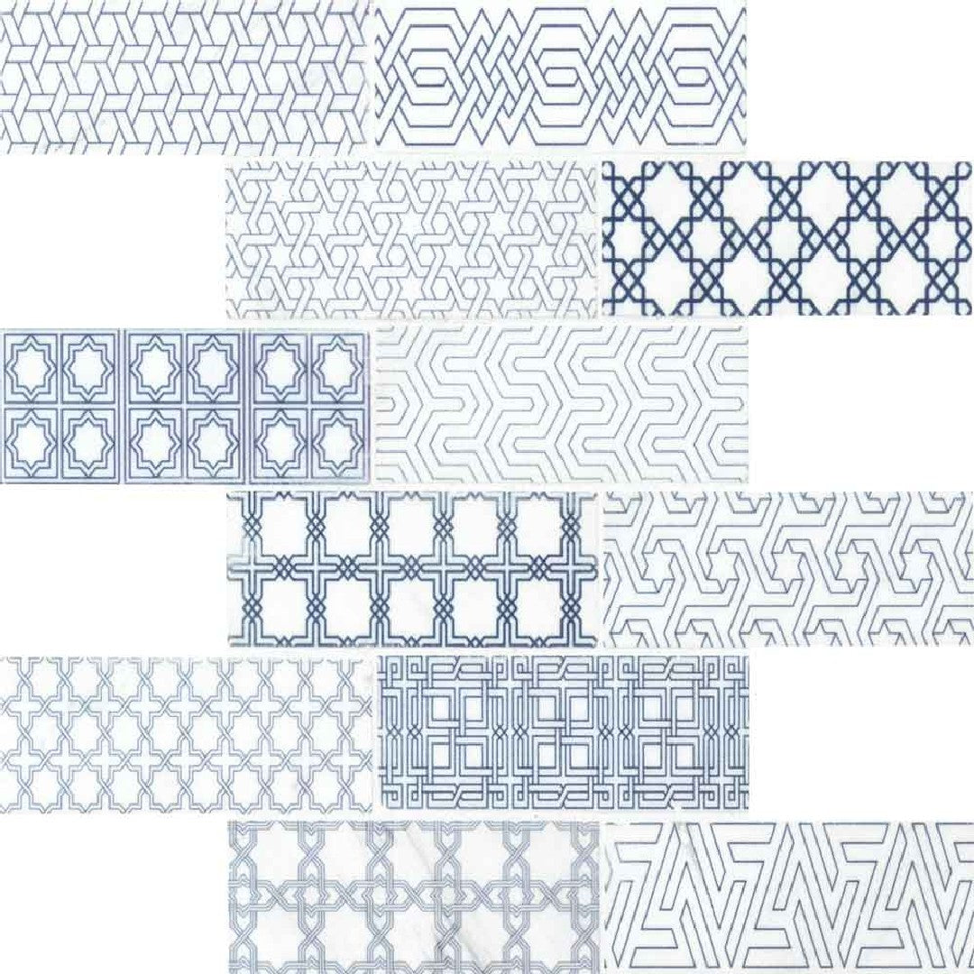 MS International Zouli Subway 12" x 12" Honed Brick Marble Mosaic