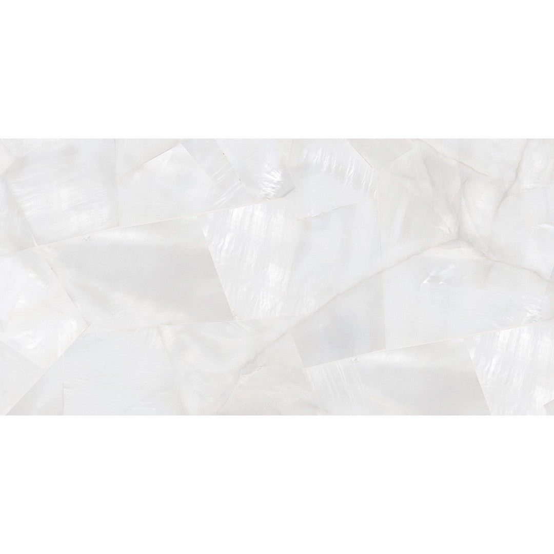 Tesoro Mother Of Pearl 4" x 12" Rectified Polished Porcelain Tile