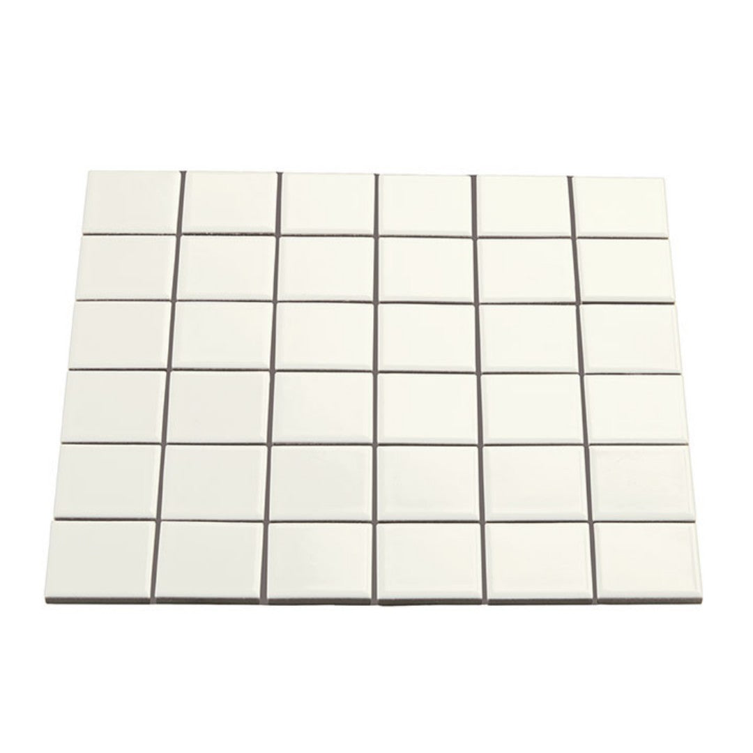 Crossville Multiplier 11.85" x 11.85" Gloss Porcelain 2" Square Mosaic