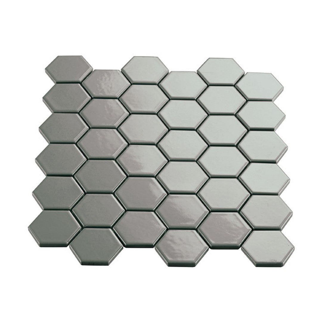 Crossville Multiplier 10.7" x 12.84" Gloss Porcelain 2" Hexagon