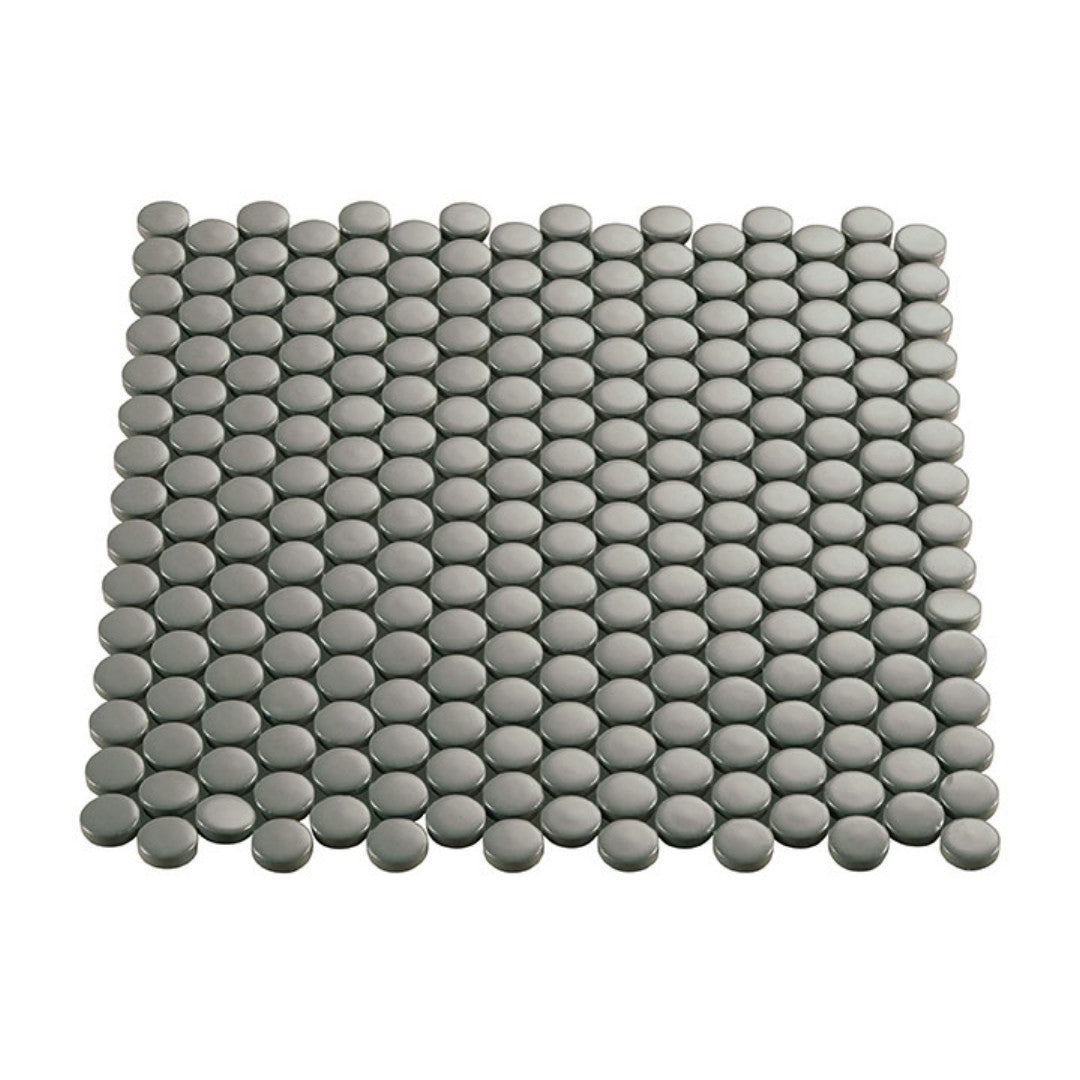 Crossville Multiplier 11.5" x 12.76" Matte Porcelain 0.75" Penny Round Mosaic
