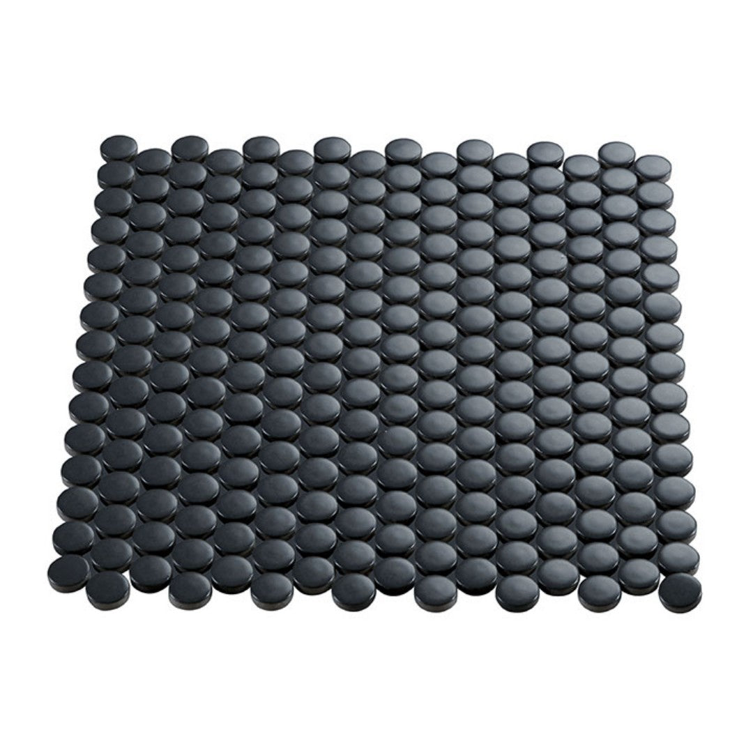 Crossville Multiplier 11.5" x 12.76" Matte Porcelain 0.75" Penny Round Mosaic