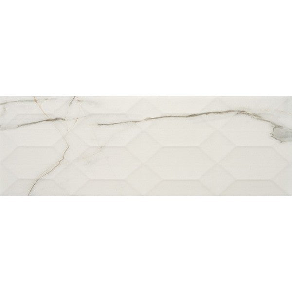 Chesapeake Pine Ridge 8" x 24" Matte Porcelain Wave Rectangle Wall Tile