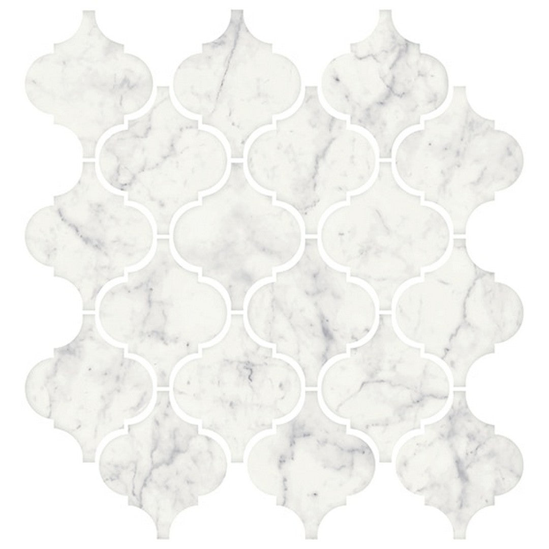 American Olean Mythique Marble 11" x 12" Matte Ceramic Arabesque Mosaic