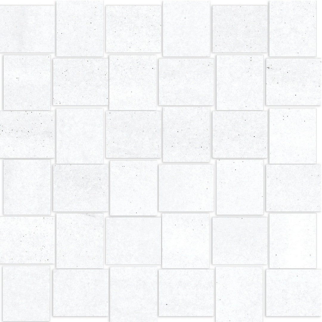 Happy Floors Macael 12" x 12" Basketweave Mosaic
