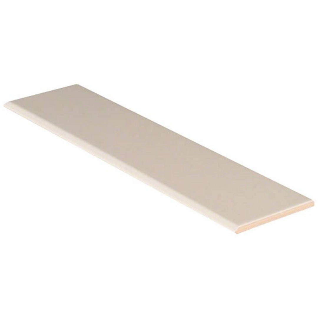 MS International Almond 4" x 16" Glossy Ceramic Bullnose