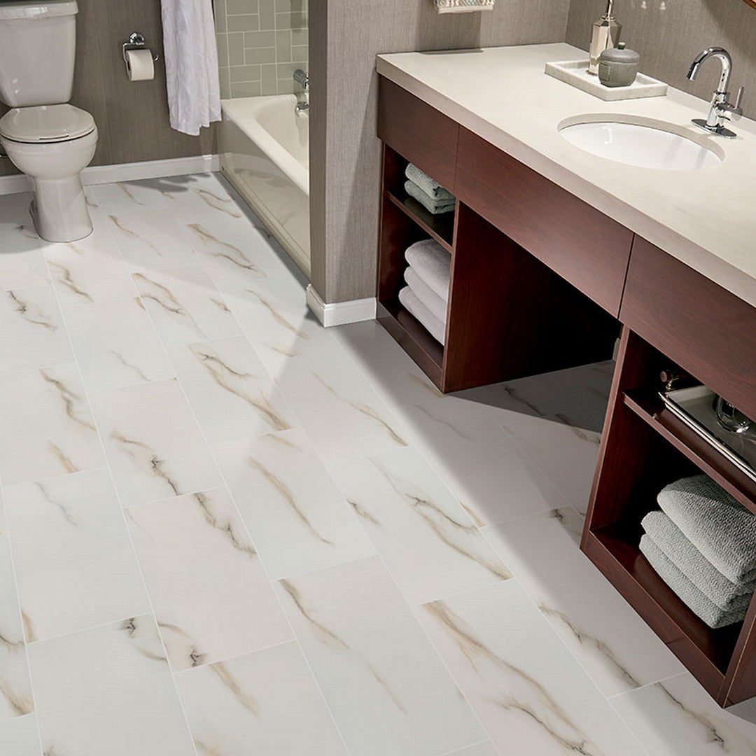 MS-International-Aria-3-x-18-Polished-Porcelain-Bullnose-Bianco