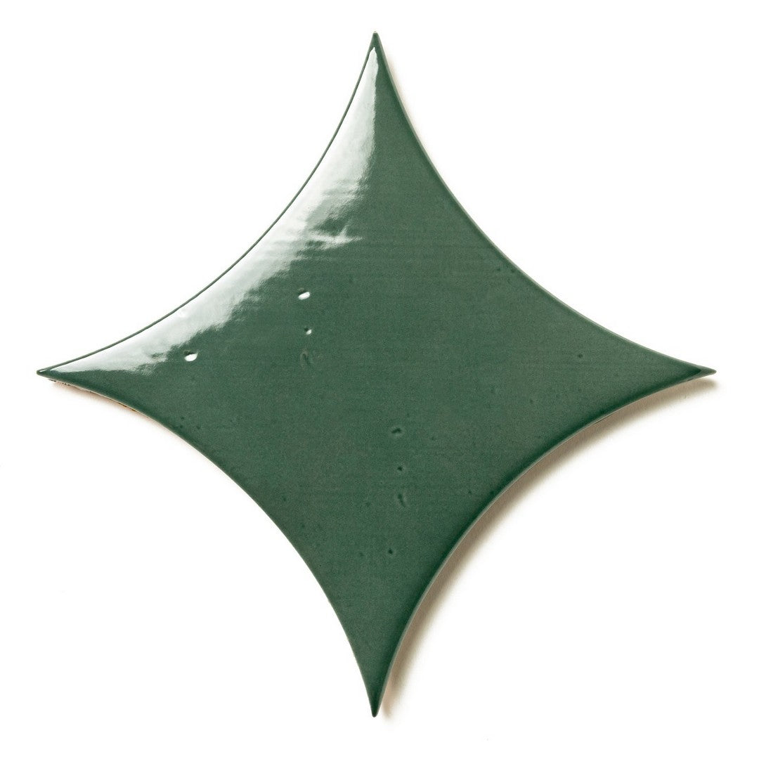 Bedrosians Legacy 6.5" x 6.5" Glossy Porcelain Kite Field Tile