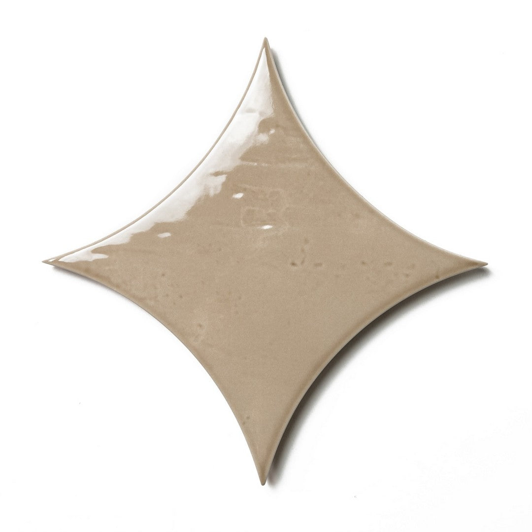 Bedrosians Legacy 6.5" x 6.5" Glossy Porcelain Kite Field Tile