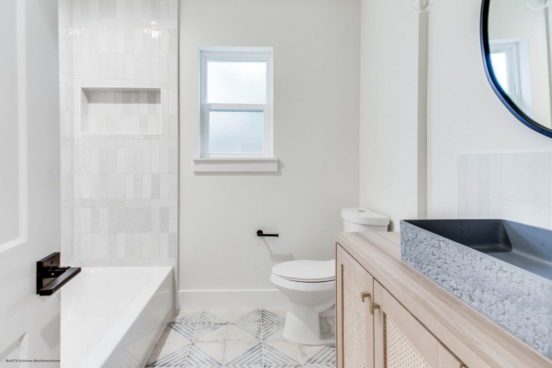 Bedrosians-Vivace-9-x-9-Pressed-Matte-Porcelain-Deco-Tile-Roads-Caviar