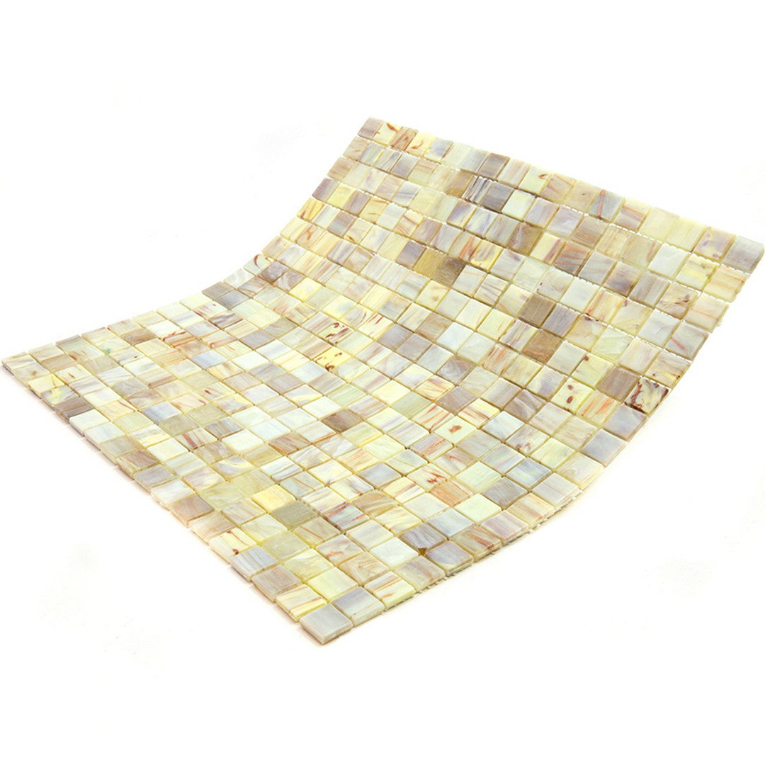 MiR-Alma-Solid-Color-0.6-Nibble-Beige-11.6-x-11.6-Glass-Mosaic-Beige-(MN388)