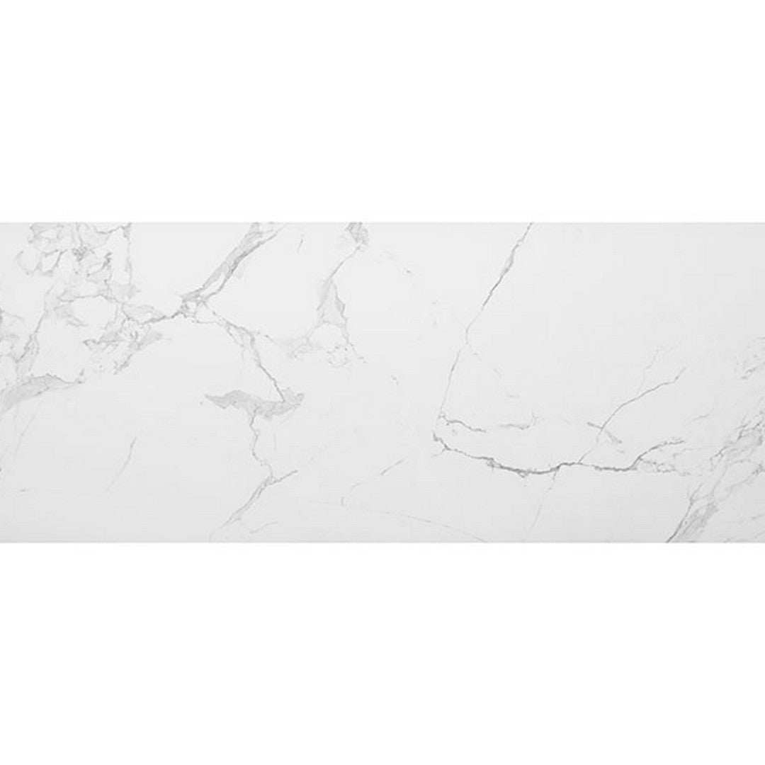 MS International Glacier 32" x 96" Polished Porcelain Slab