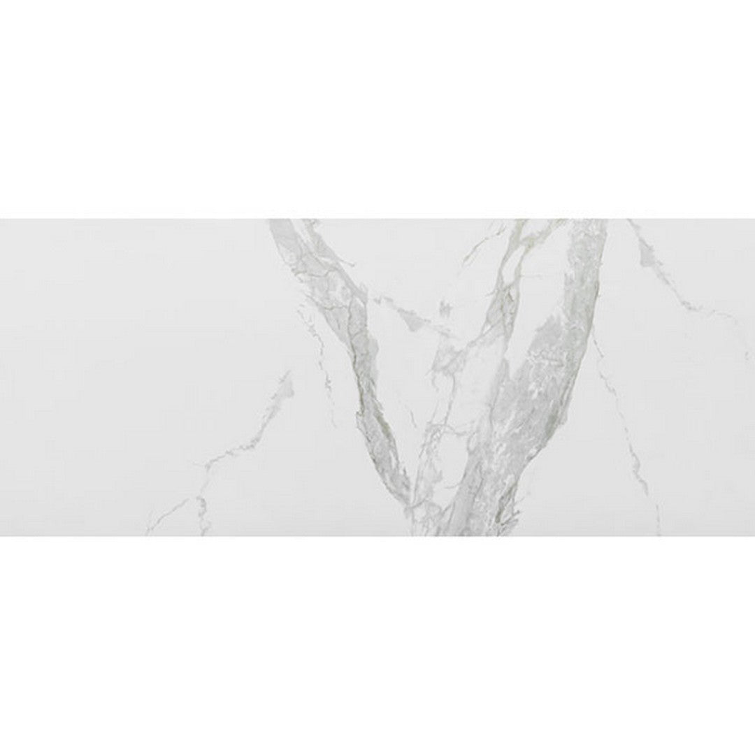 MS International Glacier 32" x 96" Polished Porcelain Slab