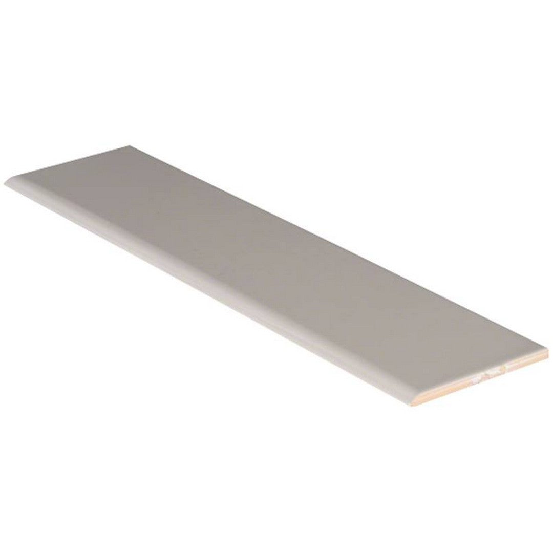 MS International Gray 4" x 16" Glossy Ceramic Bullnose