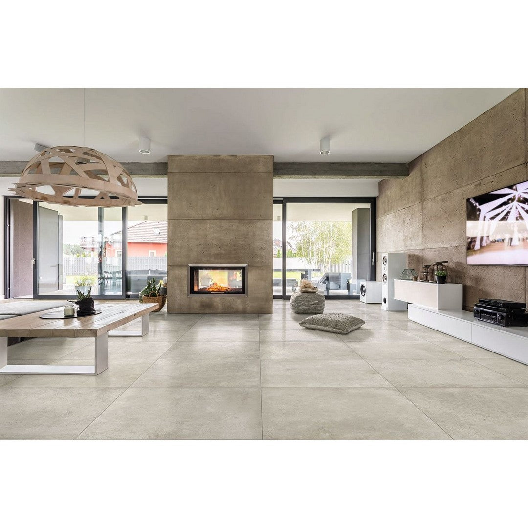 Bedrosians-Materika-32-x-32-Rectified-Matte-Porcelain-Field-Tile-Mud