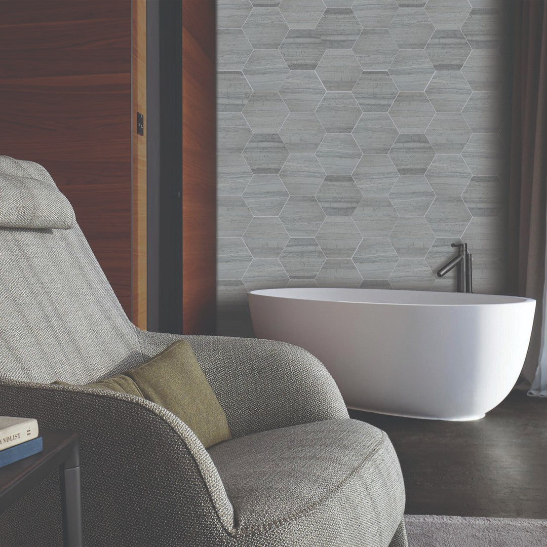 Tesoro-Haisa-Blue-6-x-7-Honed-Natural-Stone-Hexagon-Tile-Haisa-Blue