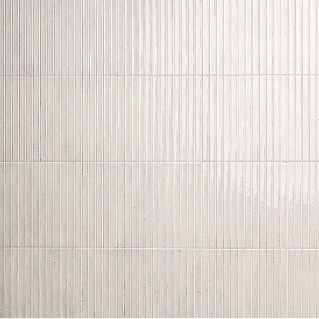 MS International Gems 5" x 10" Glossy Slat Look Fluted Porcelain Wall Tile