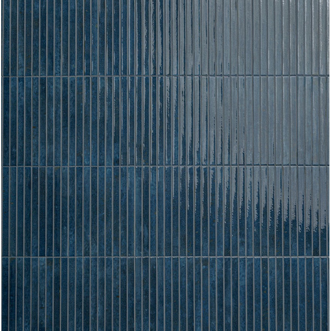 MS International Gems 5" x 10" Glossy Slat Look Fluted Porcelain Wall Tile