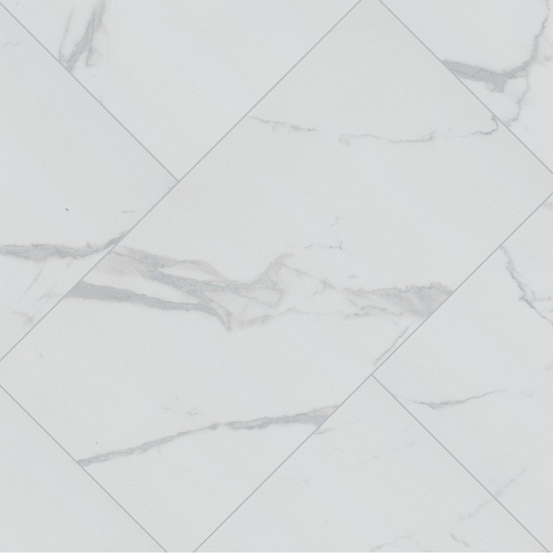 MS International Roman Statuario 12" x 24" Matte Porcelain Tile
