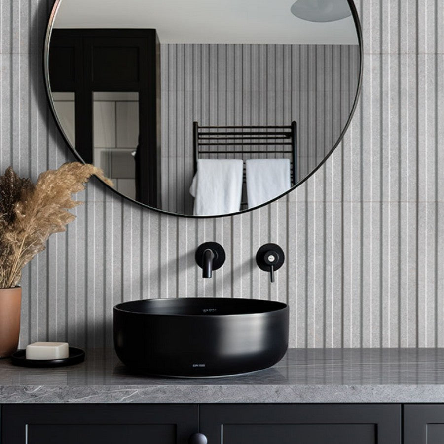 MS-International-Sinfonia-Hiphop-6-x-16-Matte-3D-Fluted-Wall-Porcelain-Tile-Ceniza