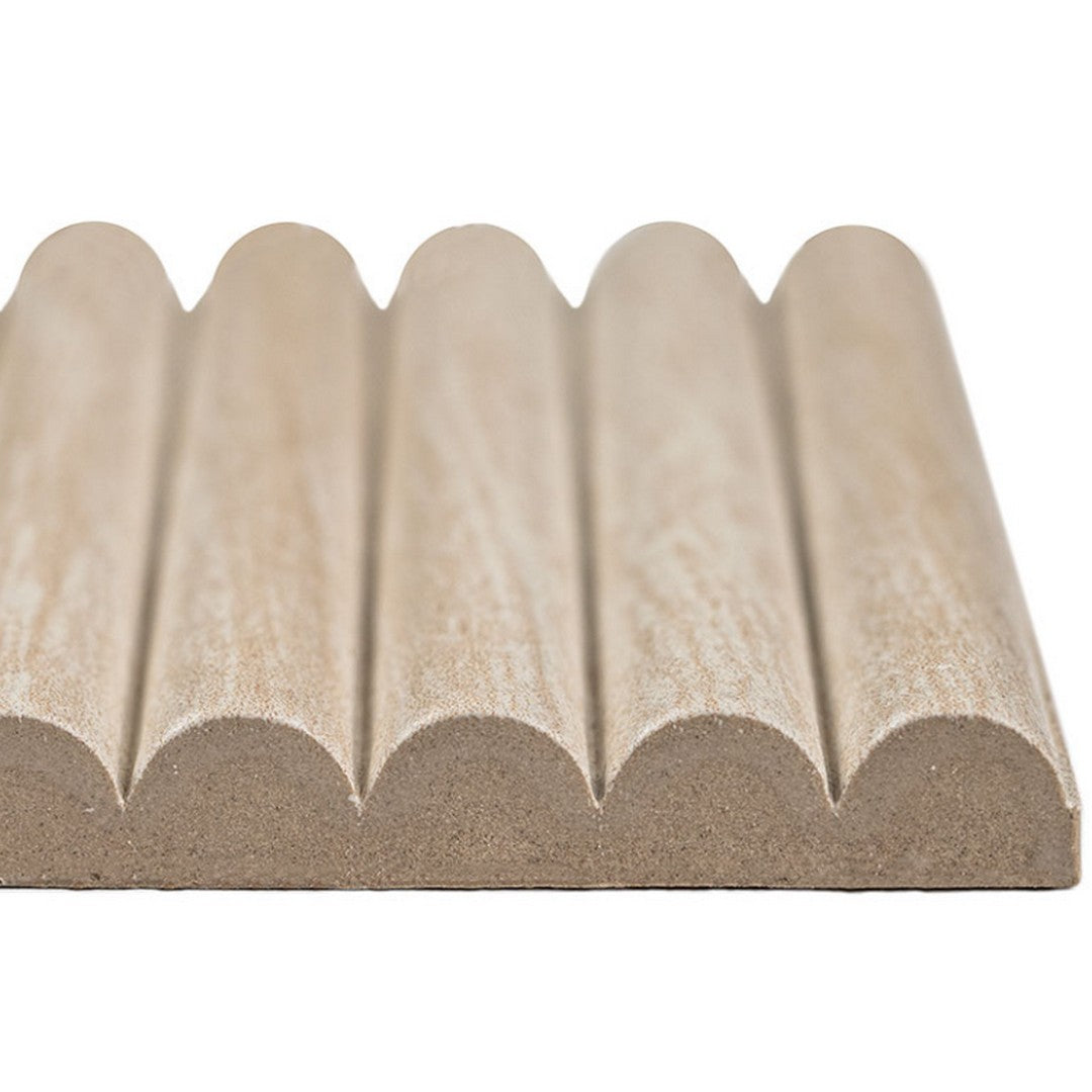 MS International Sinfonia Piano 4.5" x 9" Matte Fluted Wall Porcelain Tile