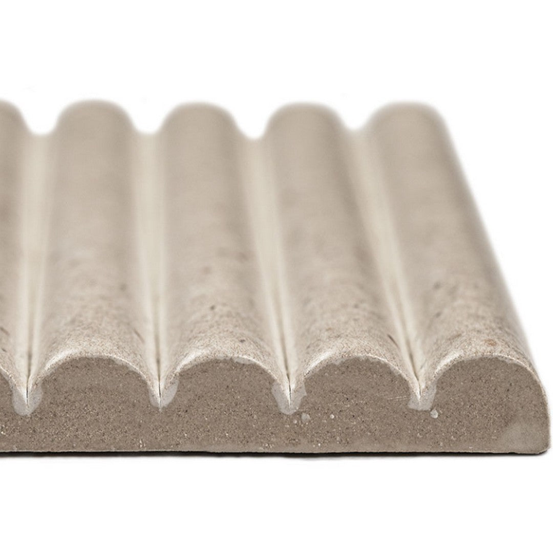 MS International Sinfonia Piano 4.5" x 9" Matte Fluted Wall Porcelain Tile