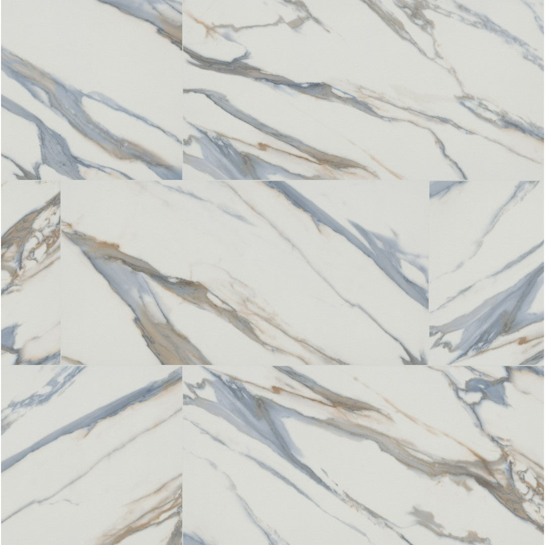 MS International Valesia Azula 24" x 48" Polished Porcelain Tile
