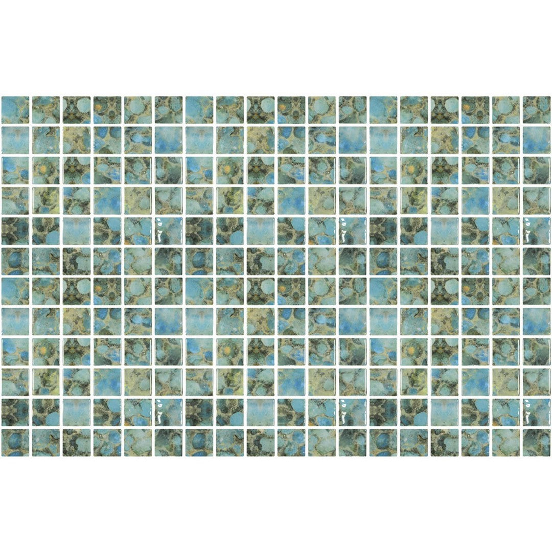Tesoro Vanguard 12.25" x 18.25" Glass 1" Mosaic