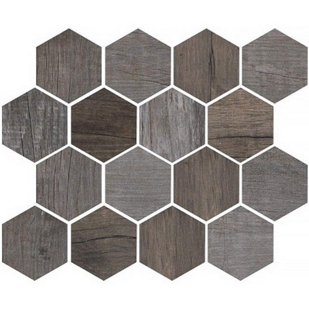 MiR Oregon 10" x 12" Matte Hex Porcelain Tile