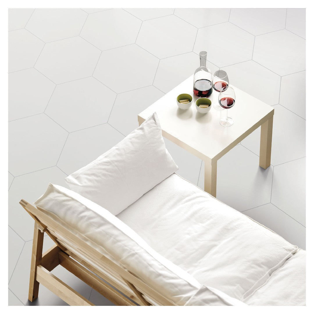 Daltile-Bee-Hive-20-x-24-Hexagon-Tile-White