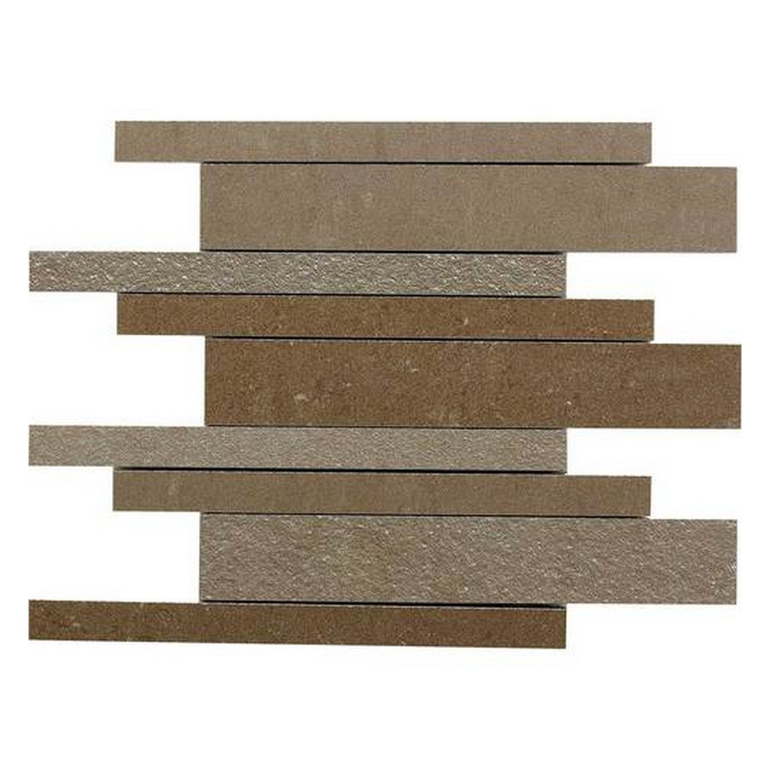 Daltile Unity 12" x 12" Matte Porcelain Modern Line Deco Mosaic