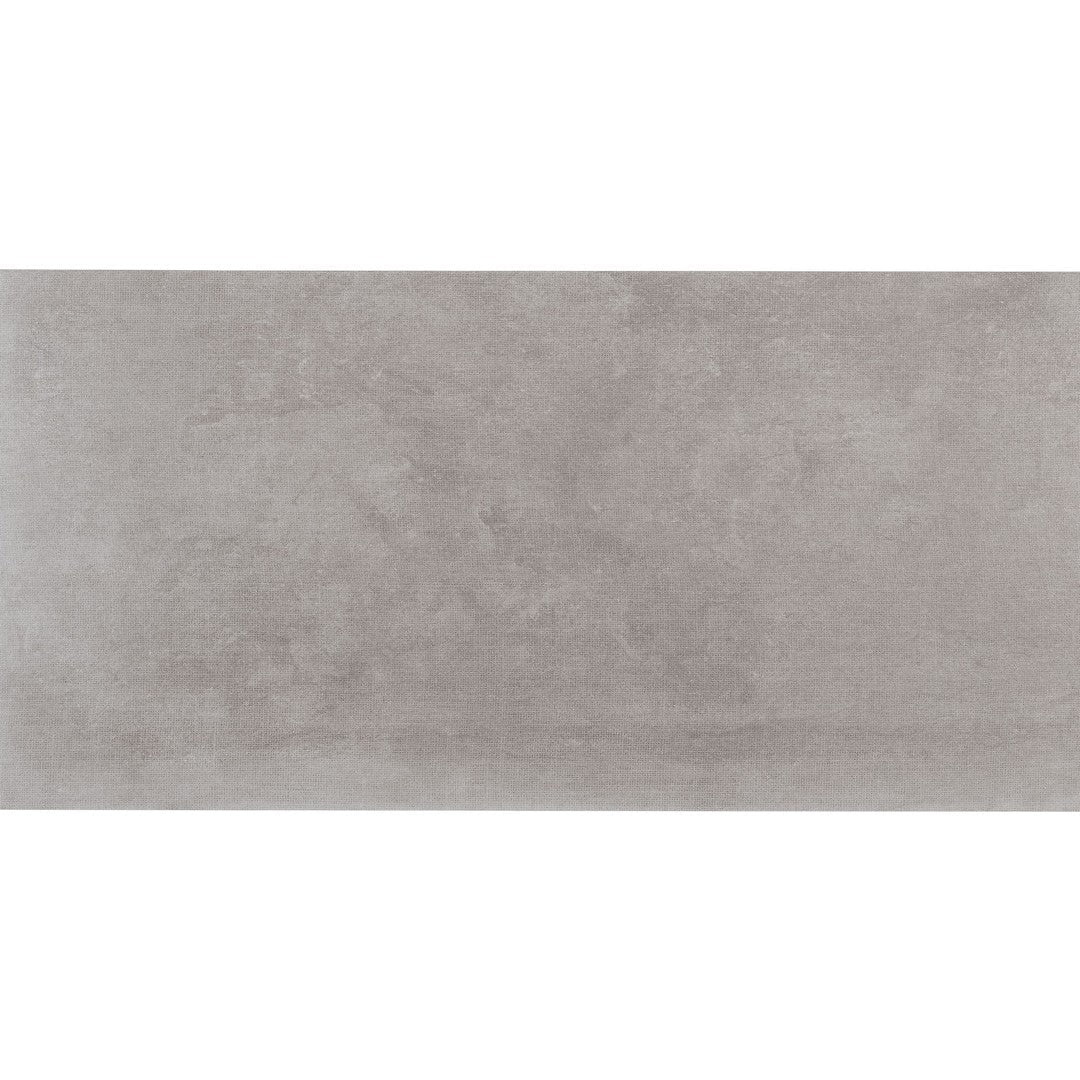 Tesoro Fusion Fabric 12" x 24" Pressed Matte Porcelain Tile