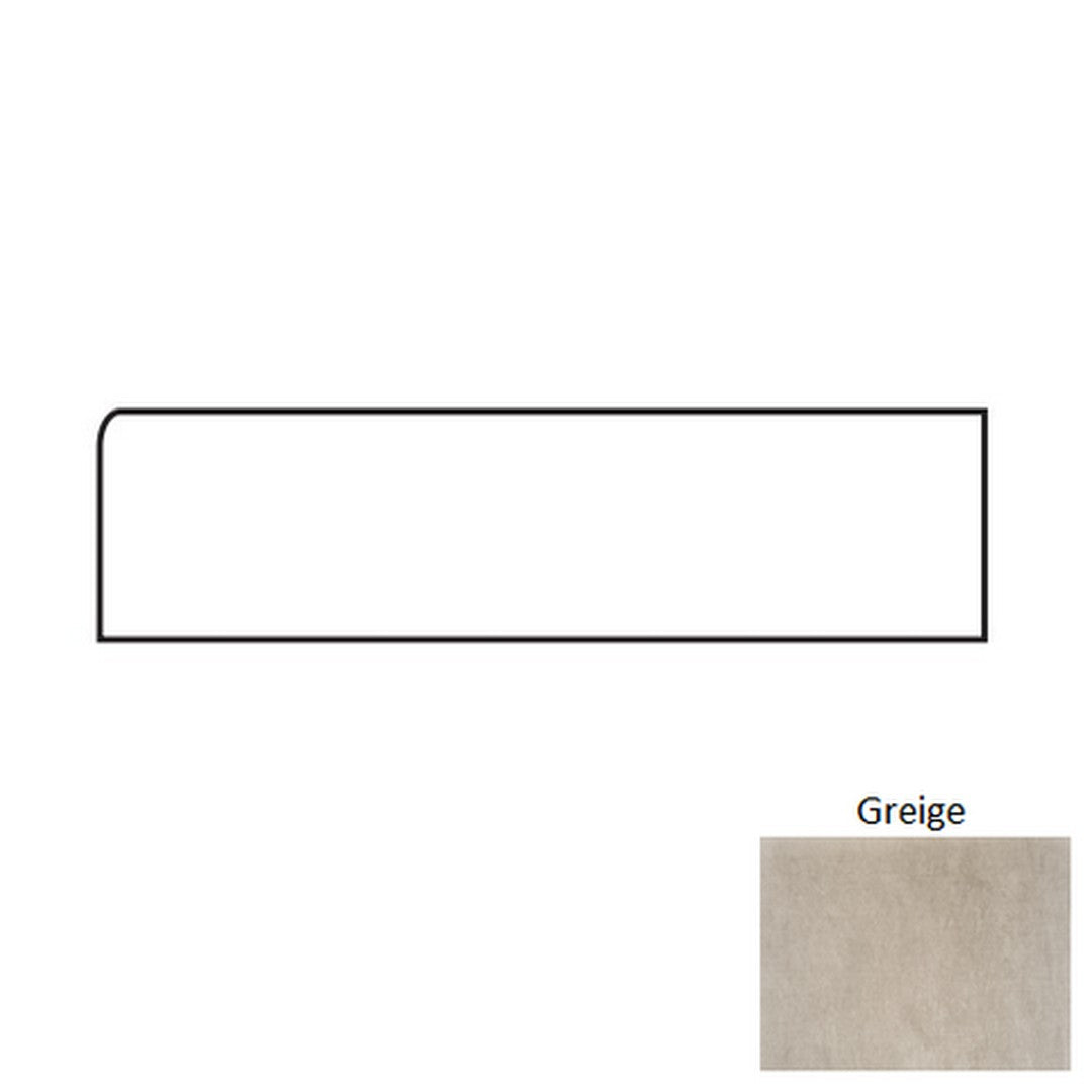 Tesoro Fusion Fabric 3" x 24" Matte Porcelain Bullnose