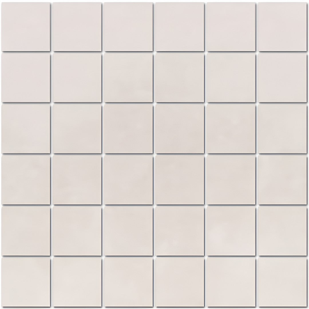 Tesoro Fusion Fabric 12" x 12" Pressed Matte Porcelain 2" Mosaic