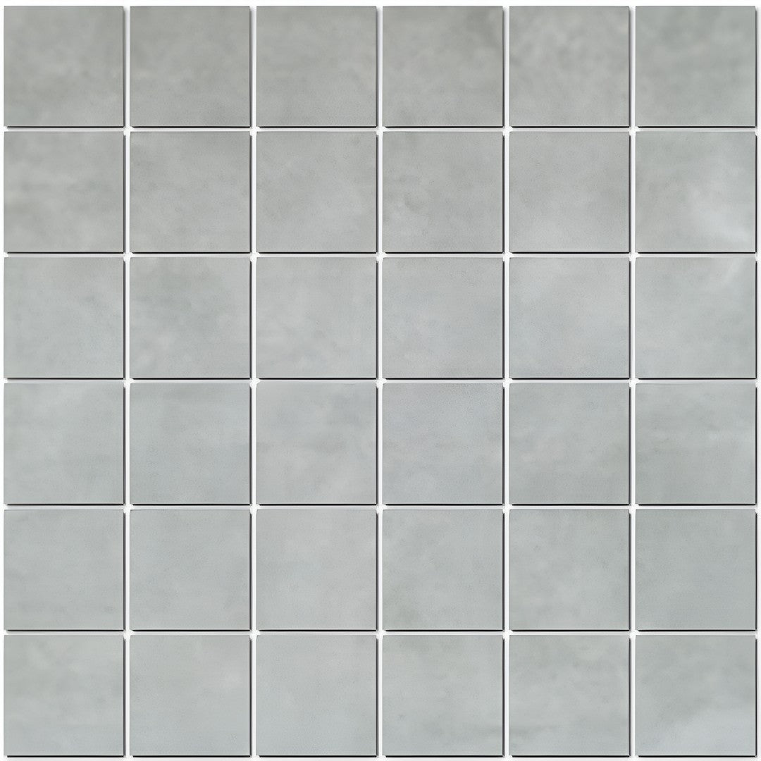 Tesoro Fusion Fabric 12" x 12" Pressed Matte Porcelain 2" Mosaic